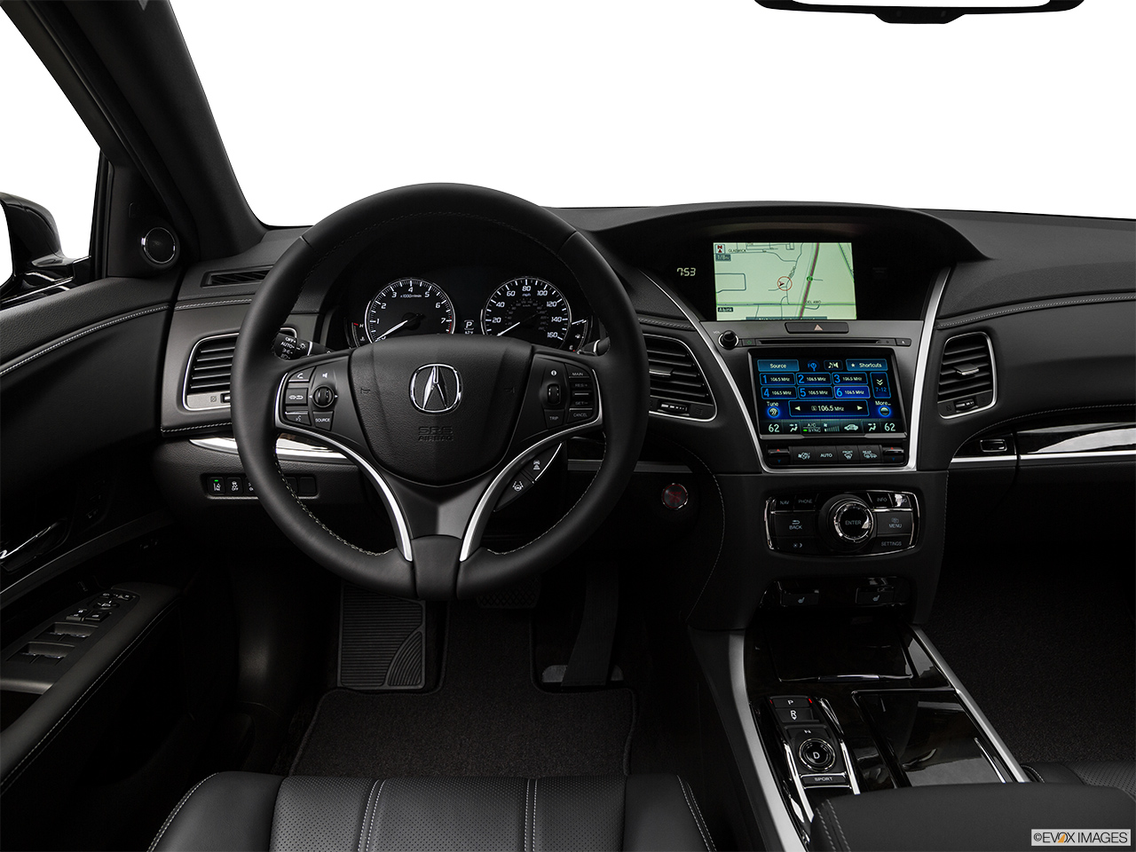 2018 Acura RLX Base Steering wheel/Center Console. 
