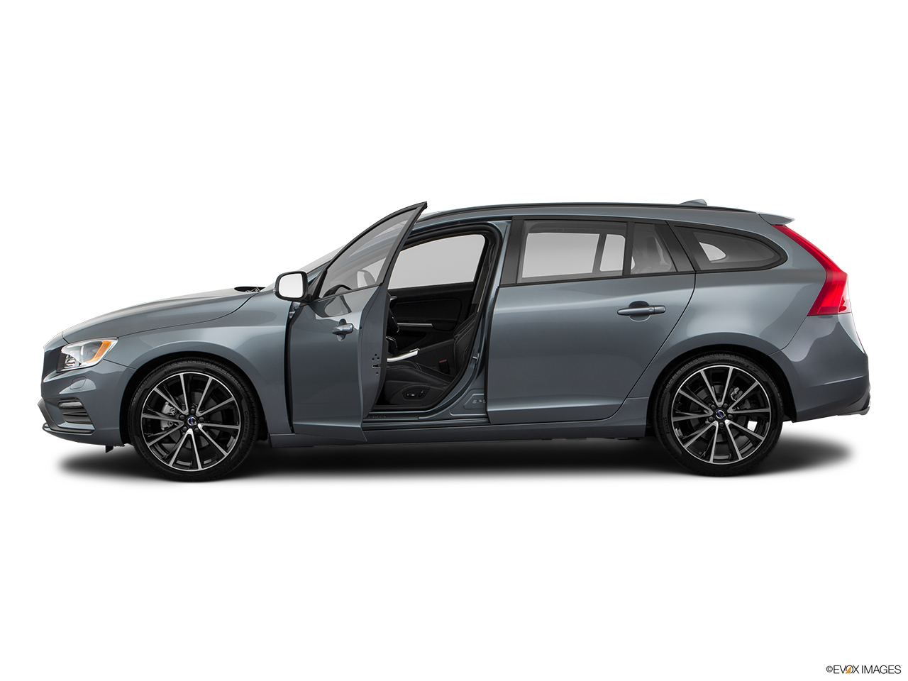 2018 Volvo V60 T5 Dynamic Driver's side profile with drivers side door open. 