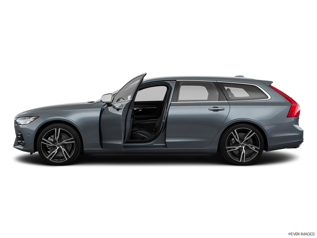 2019 Volvo V90 T6 AWD R-DESIGN Driver's side profile with drivers side door open. 