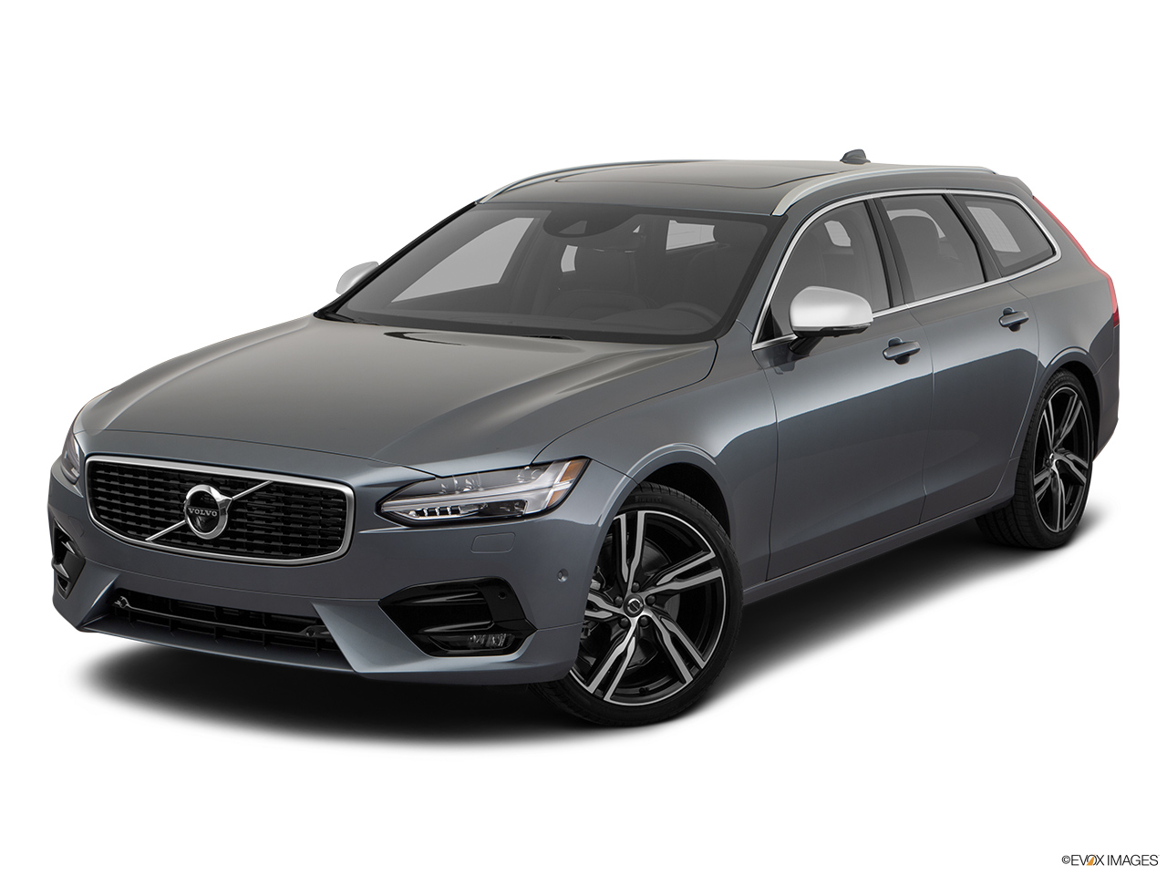 2019 Volvo V90 T6 AWD R-DESIGN Front angle view. 