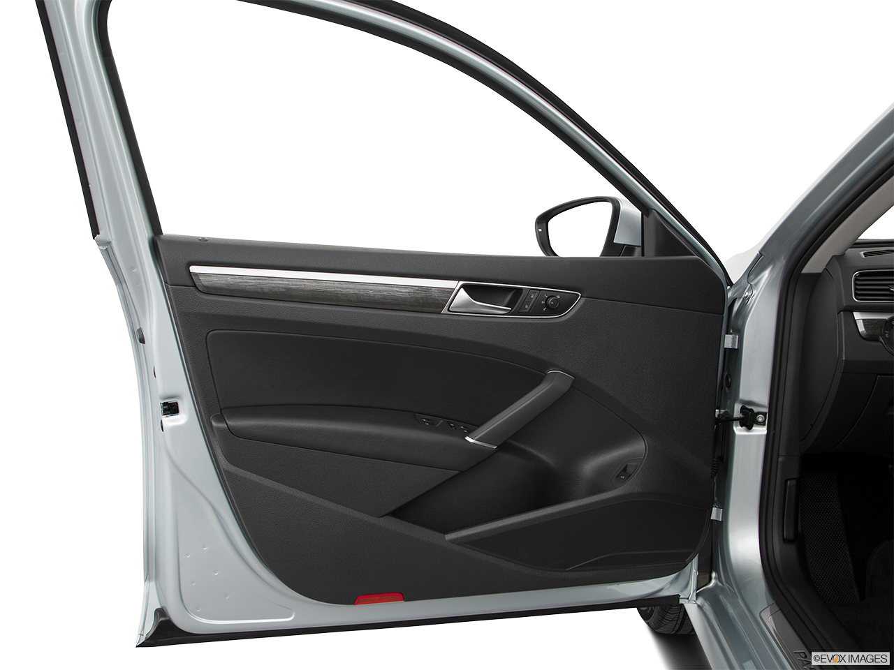 2018 Volkswagen Passat 2.0T SEL Premium Inside of driver's side open door, window open. 
