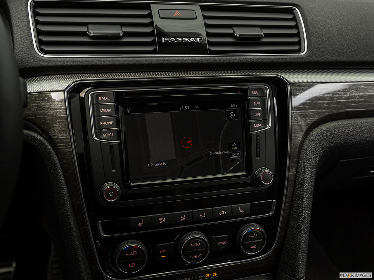2018 Volkswagen Passat 2.0T SEL Premium Driver position view of navigation system. 