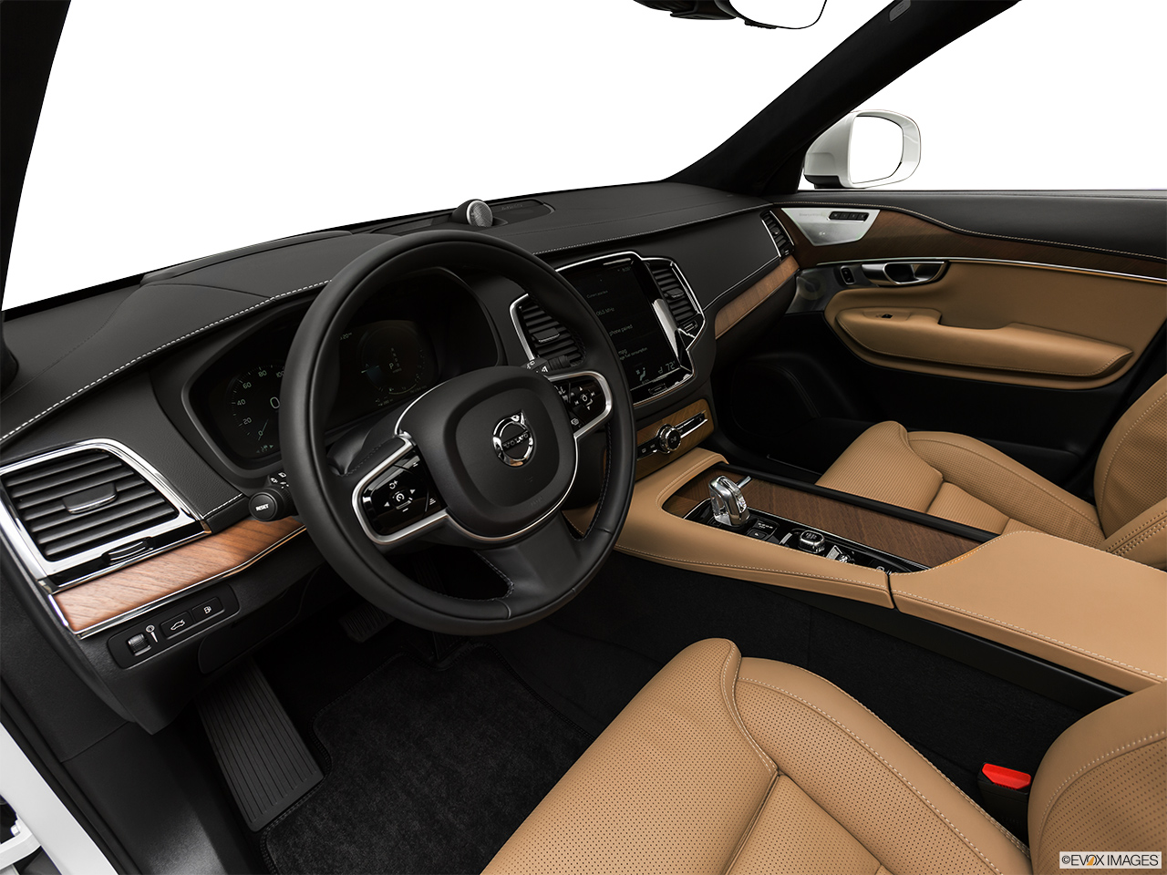 2019 Volvo XC90  T8 Inscription eAWD Plug-in Hybrid Interior Hero (driver's side). 