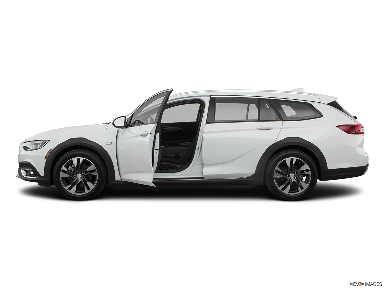 2018 Buick Regal Tourx  Preferred Driver's side profile with drivers side door open. 