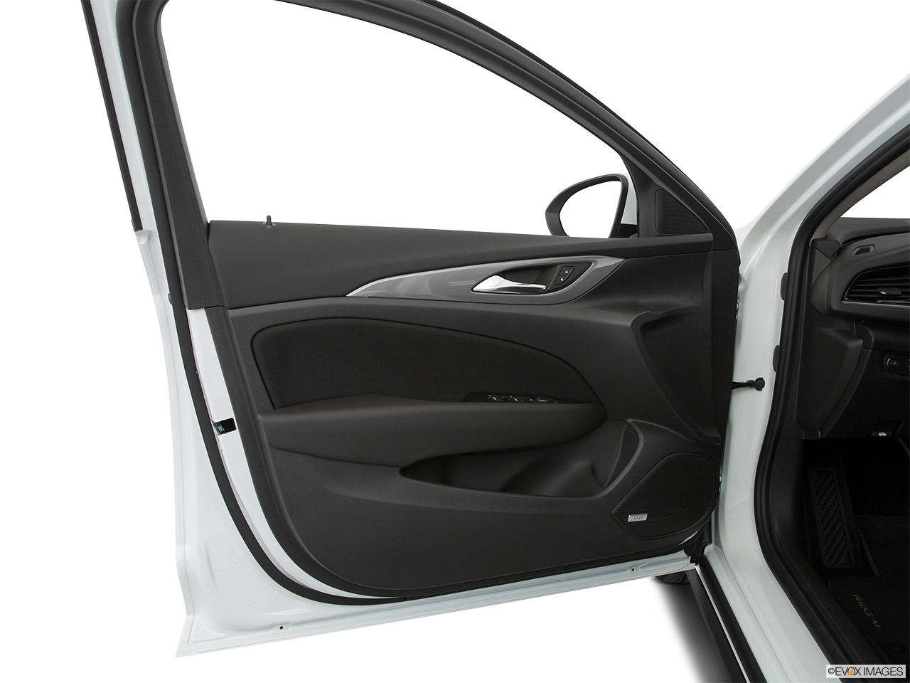 2018 Buick Regal Tourx  Preferred Inside of driver's side open door, window open. 