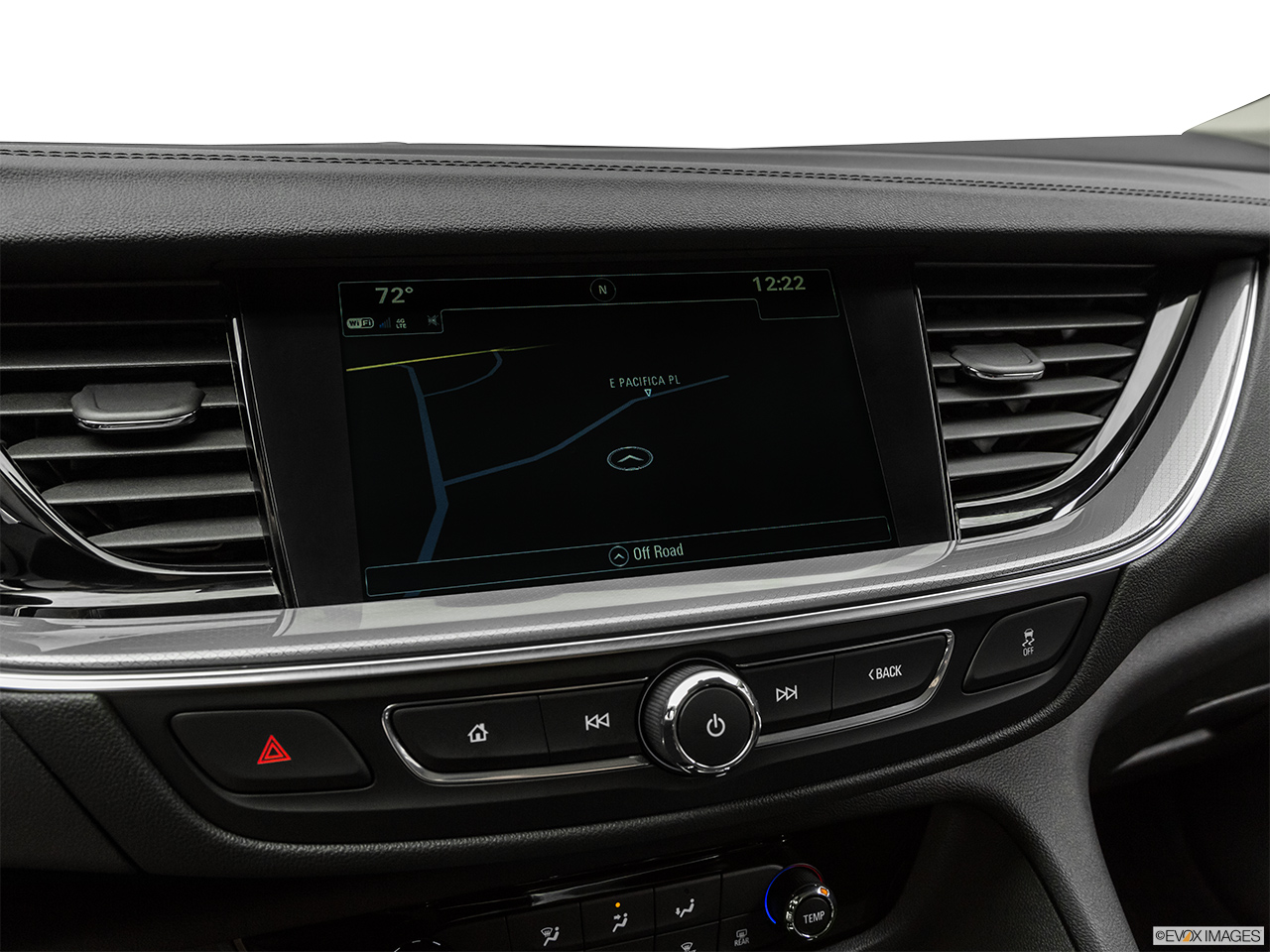 2018 Buick Regal Tourx  Preferred Driver position view of navigation system. 