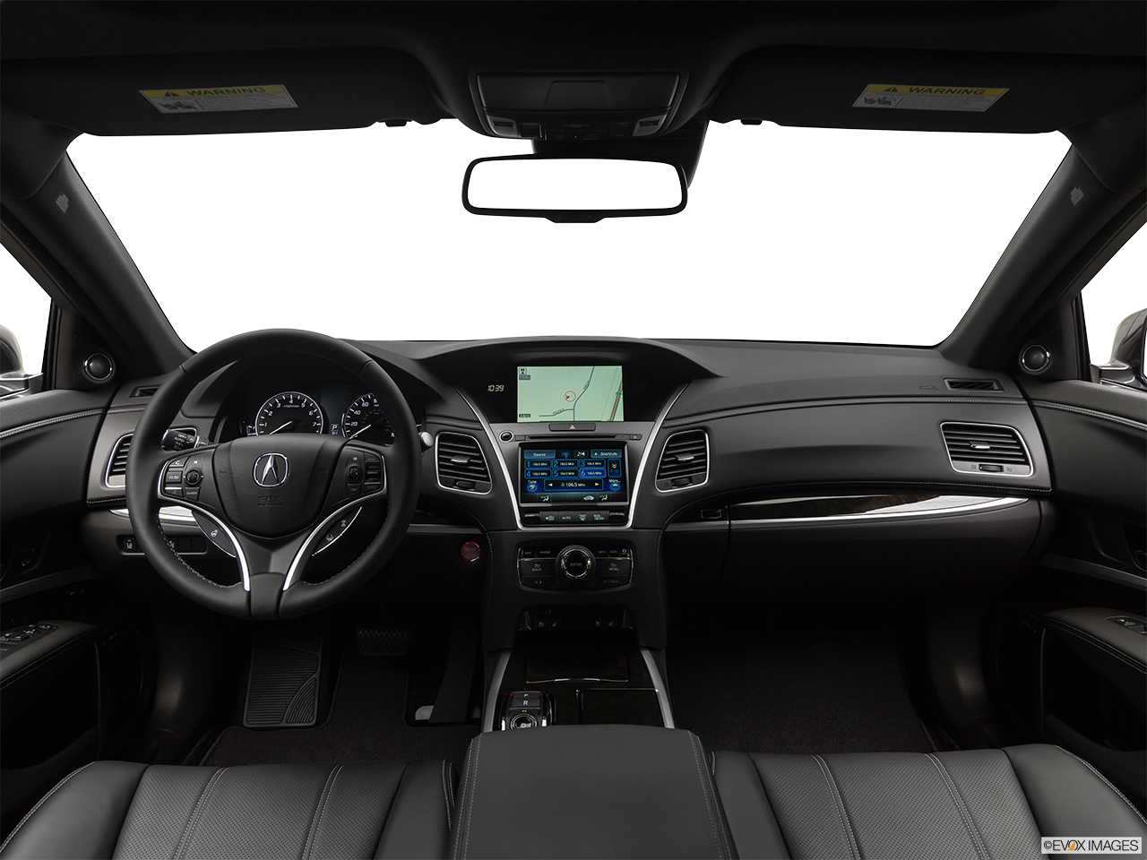 2020 Acura RLX Sport Hybrid SH-AWD Centered wide dash shot 