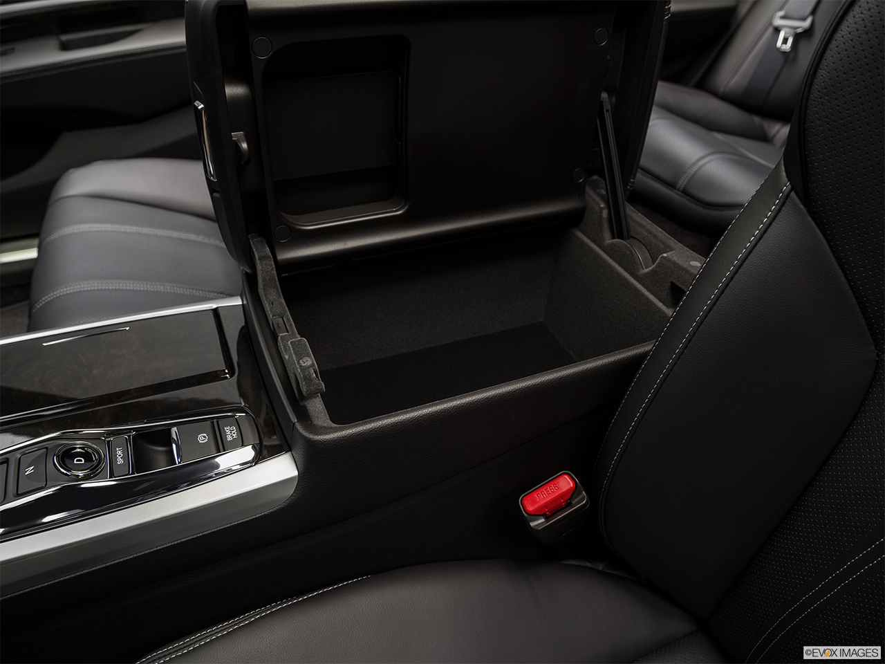 2020 Acura RLX Sport Hybrid SH-AWD Front center divider. 