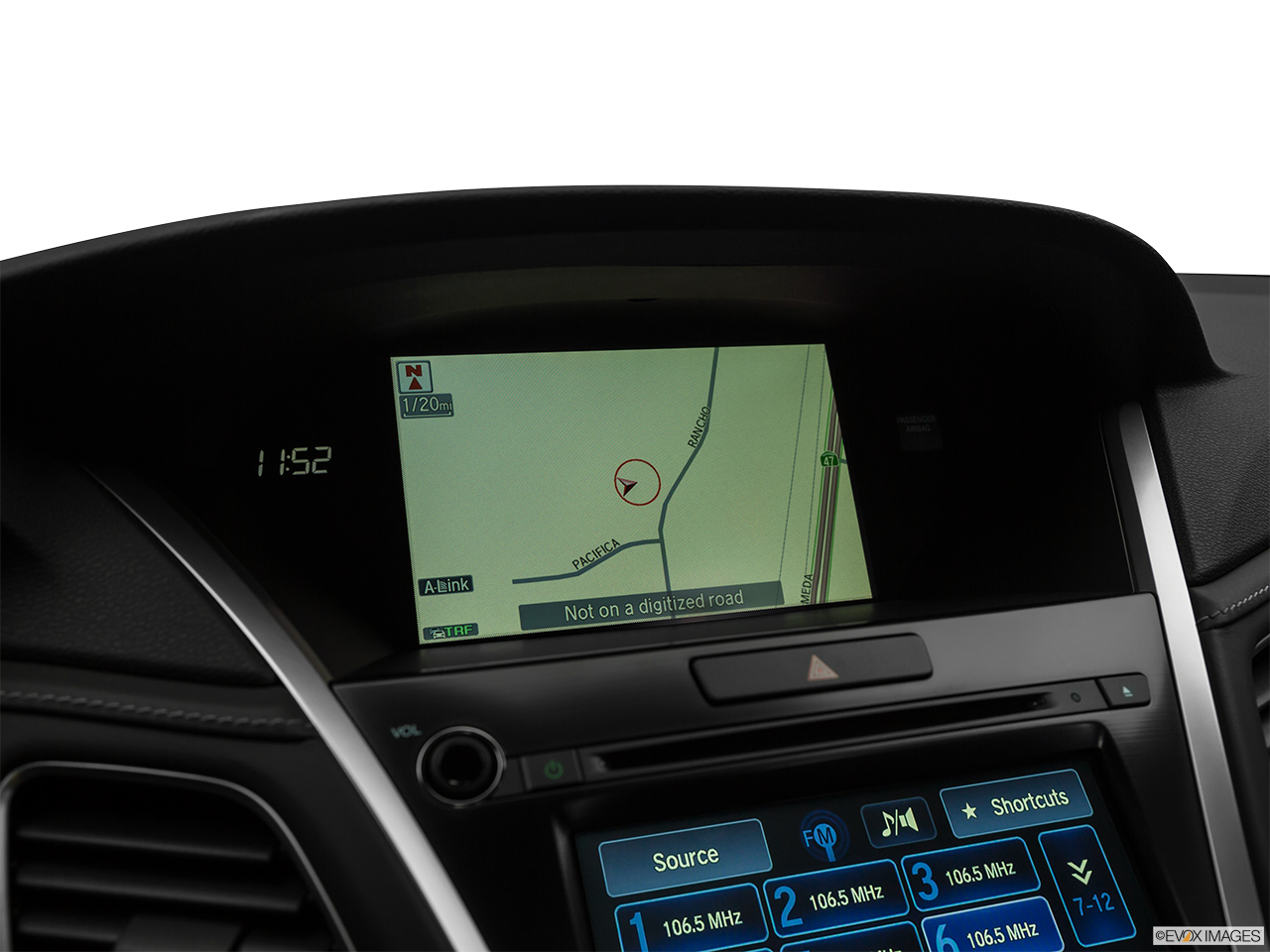 2020 Acura RLX Sport Hybrid SH-AWD Driver position view of navigation system. 