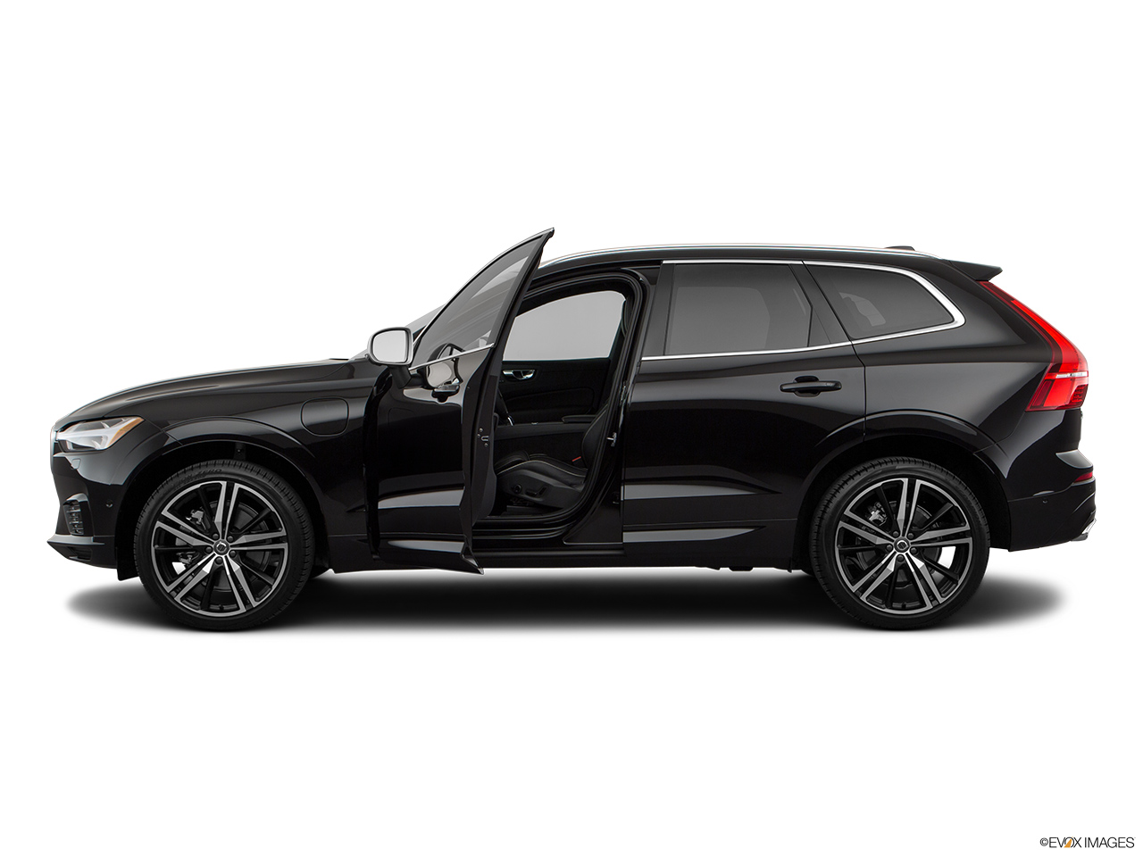 2019 Volvo XC60 T8 R-Design eAWD Plug-in Hybrid Driver's side profile with drivers side door open. 