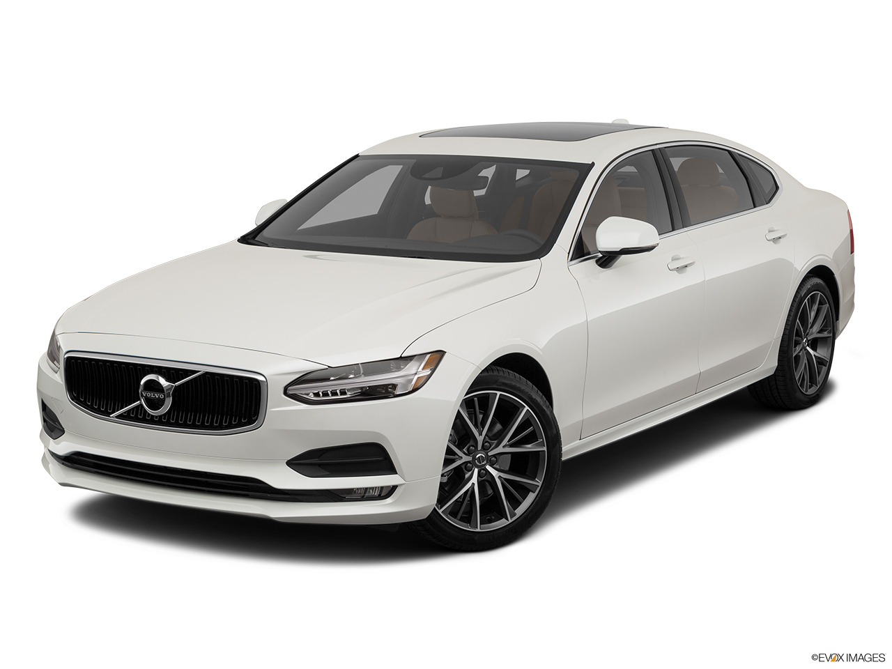 2019 Volvo S90 T5 Momentum Front angle view. 