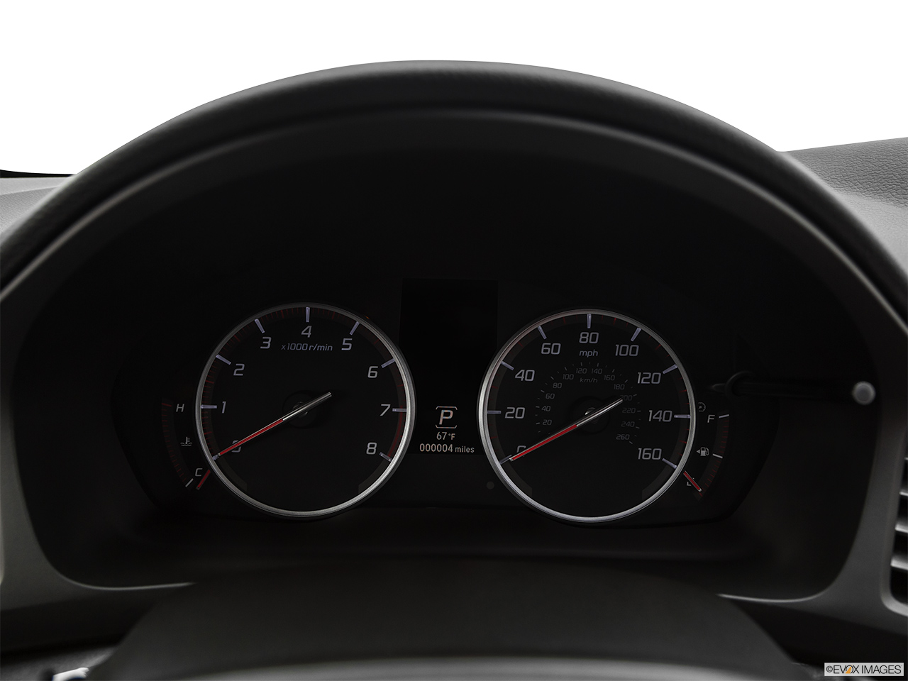 2020 Acura ILX Premium and A-Spec Package Speedometer/tachometer. 