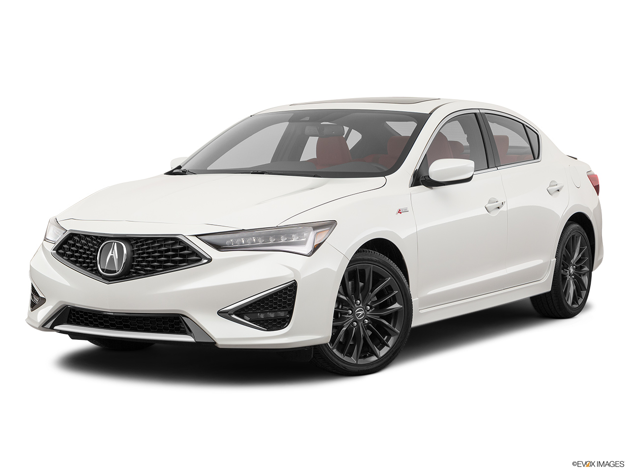 2019 Acura ILX Premium and A-Spec Package Front angle medium view. 