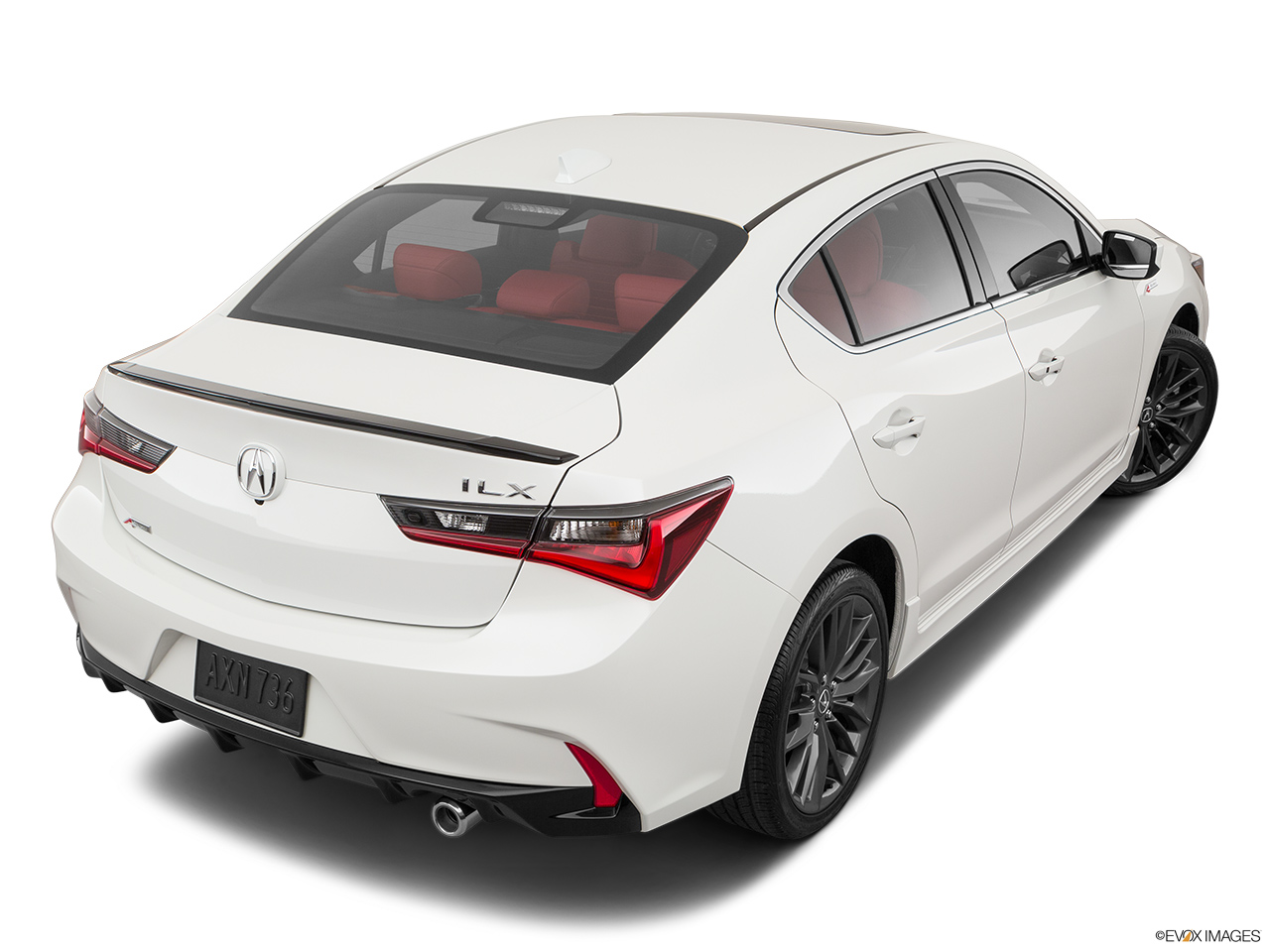 2019 Acura ILX Premium and A-Spec Package Rear 3/4 angle view. 