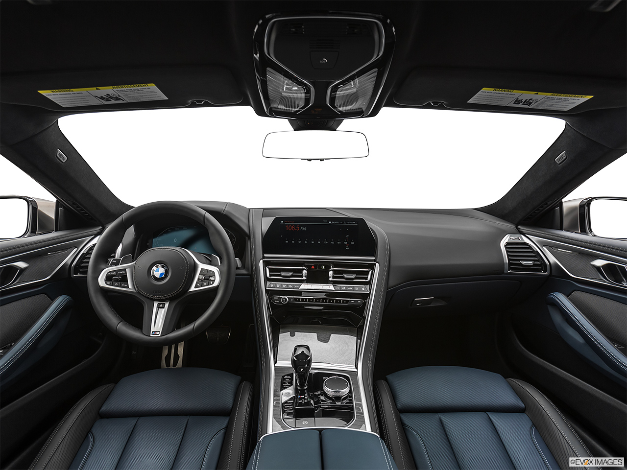 2019 BMW 8-series M850i xDrive Centered wide dash shot 