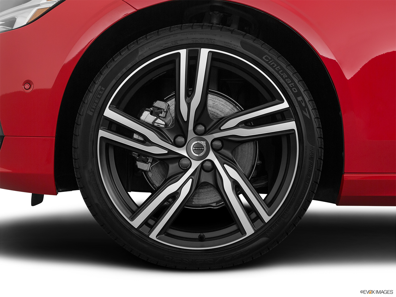 2019 Volvo V90 T5 R-Design Front Drivers side wheel at profile. 