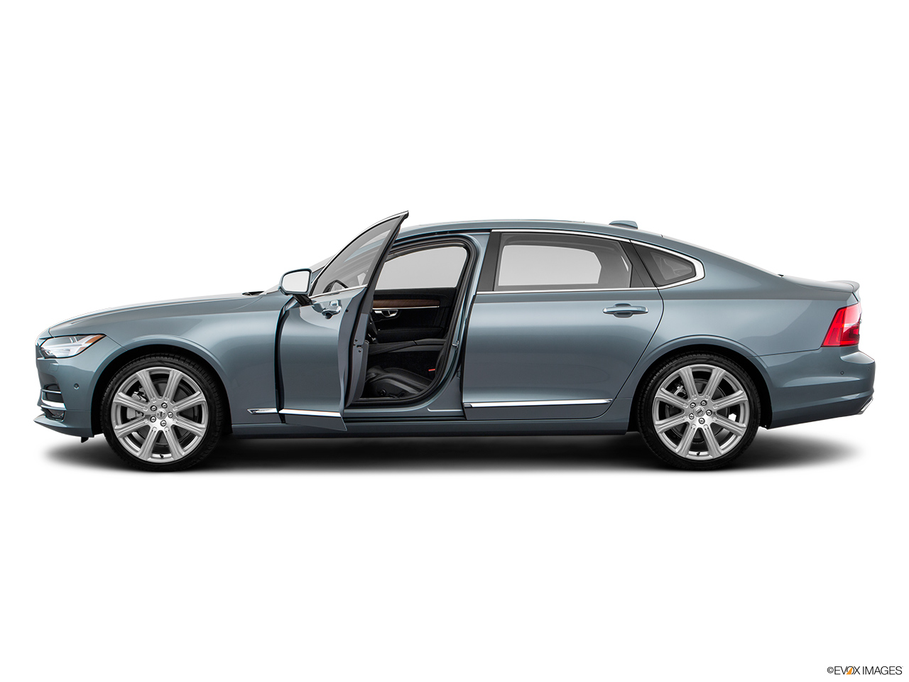 2020 Volvo S90 T6 Inscription Driver's side profile with drivers side door open. 