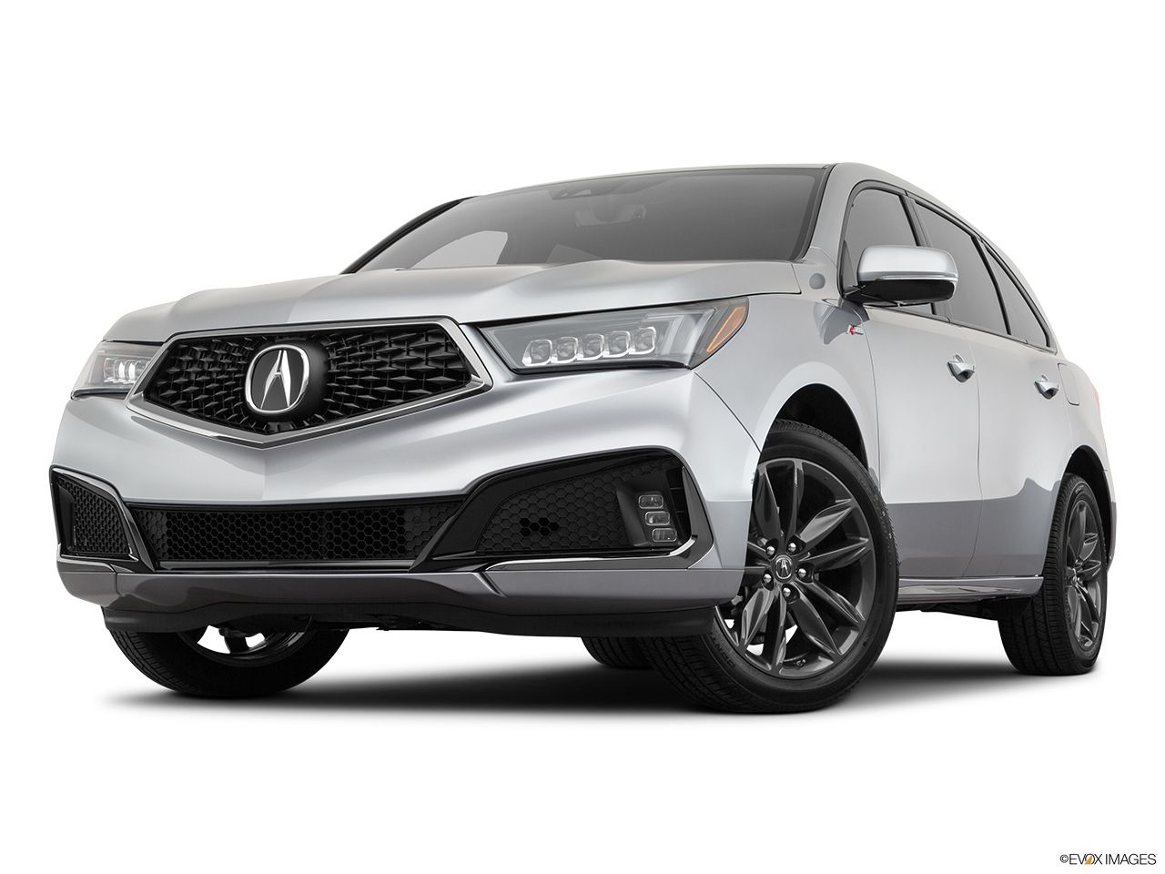 2020 Acura MDX Base Front angle view, low wide perspective. 