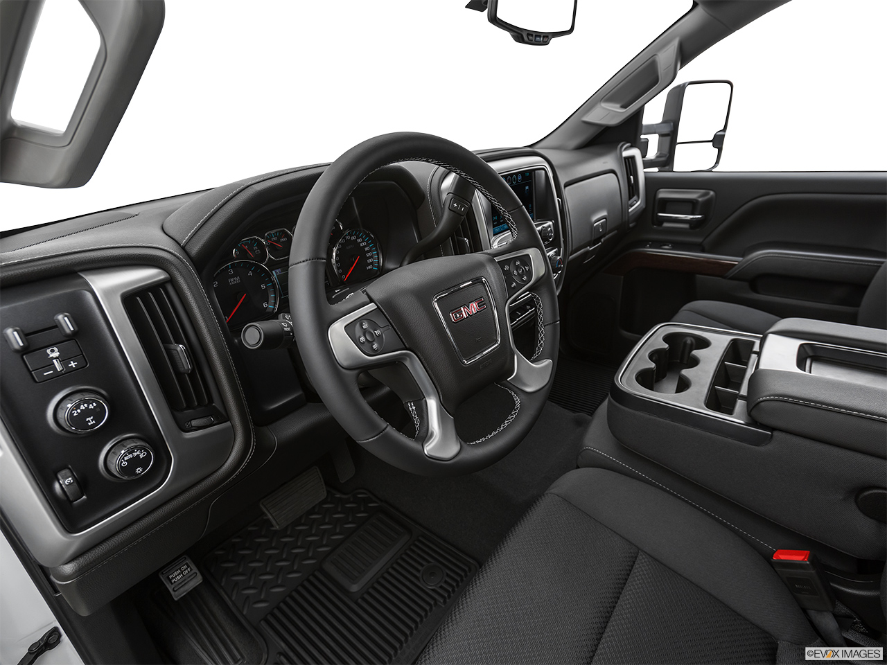 2019 GMC Sierra 2500HD SLE Interior Hero (driver's side). 