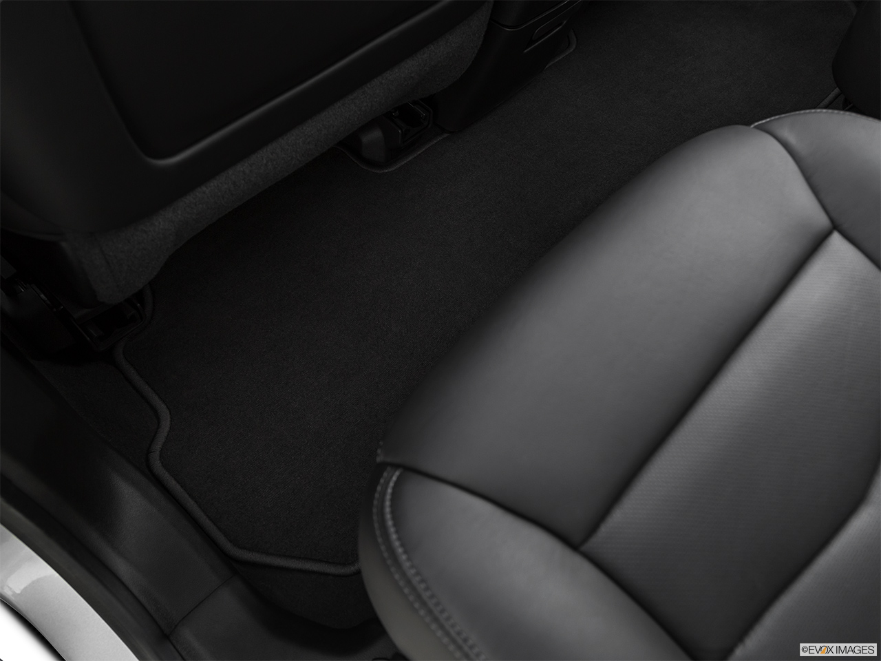 2020 Cadillac XT6 Premium Luxury Rear driver's side floor mat. Mid-seat level from outside looking in. 