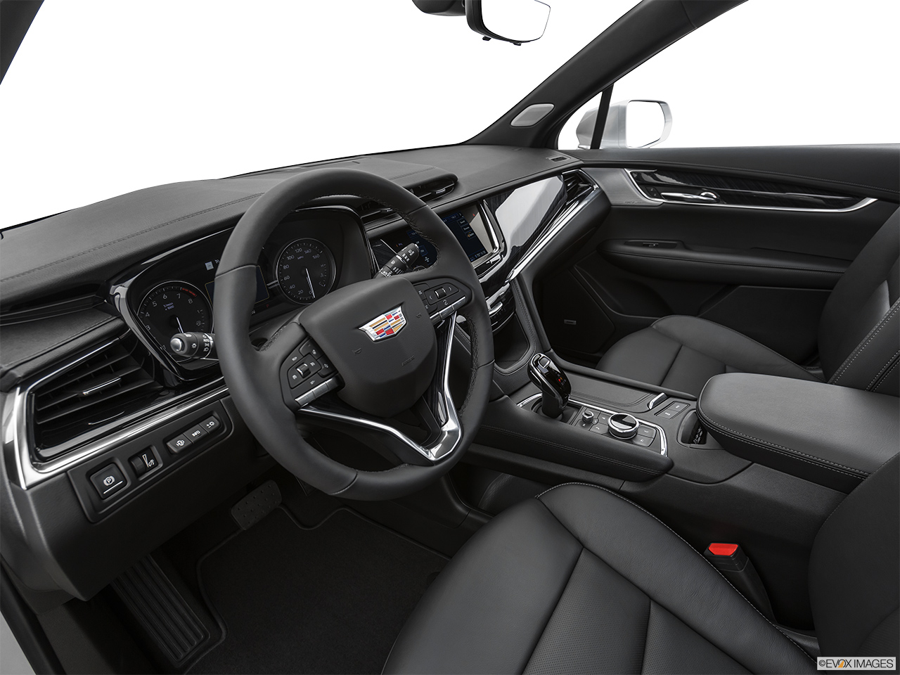 2020 Cadillac XT6 Premium Luxury Interior Hero (driver's side). 