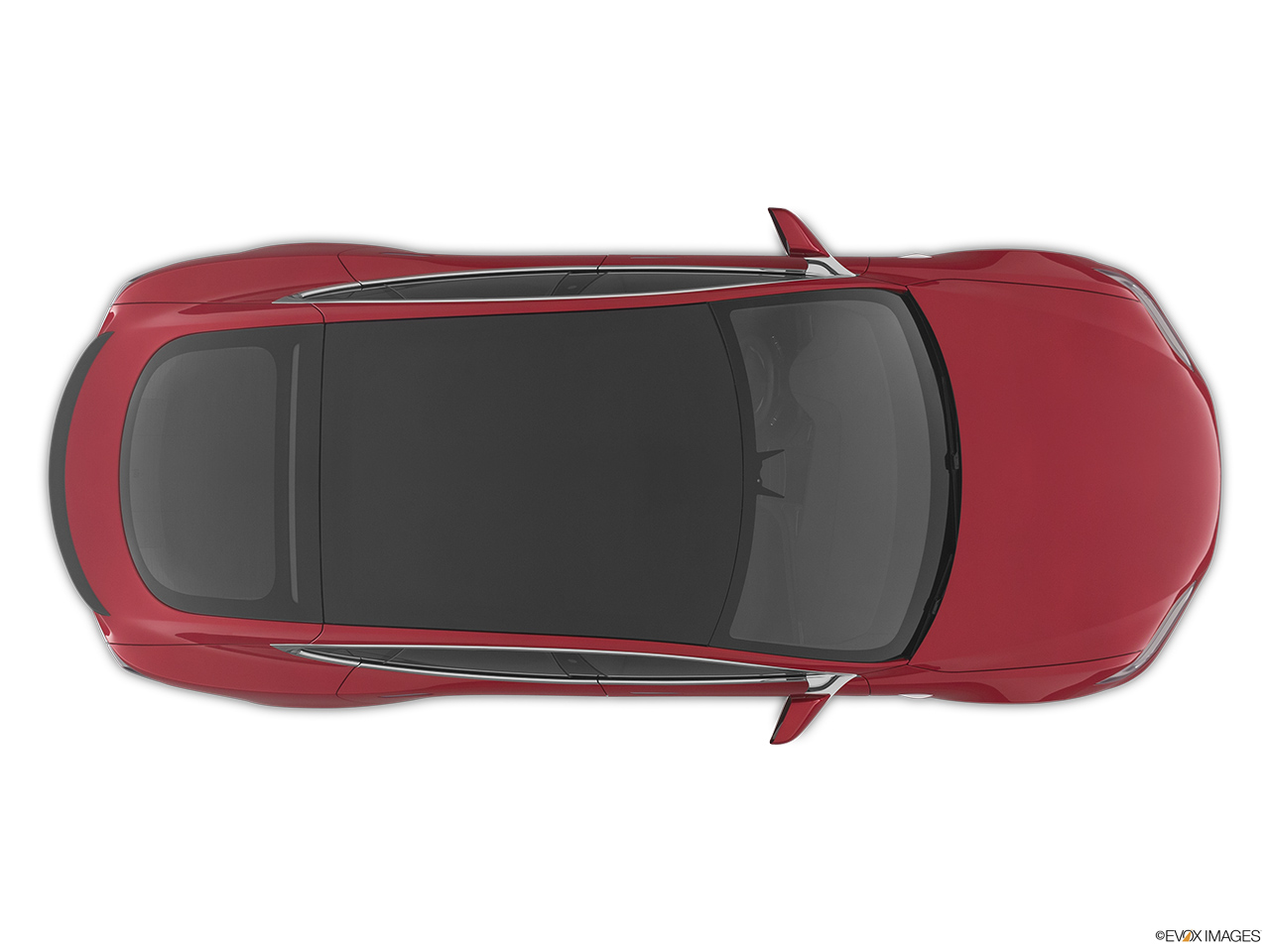 2019 Tesla Model S P100D Overhead. 