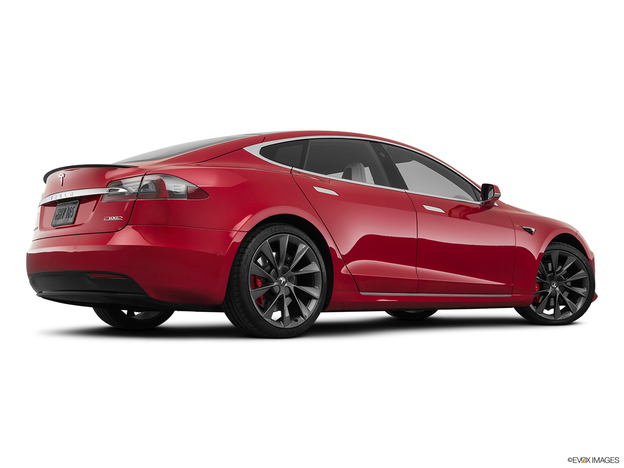 2019 Tesla Model S P100D Low/wide rear 5/8. 