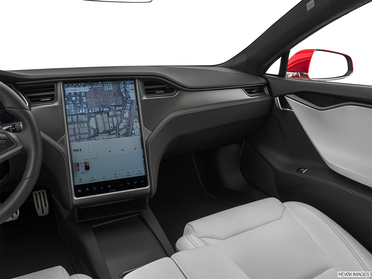 2019 Tesla Model S P100D Center Console/Passenger Side. 