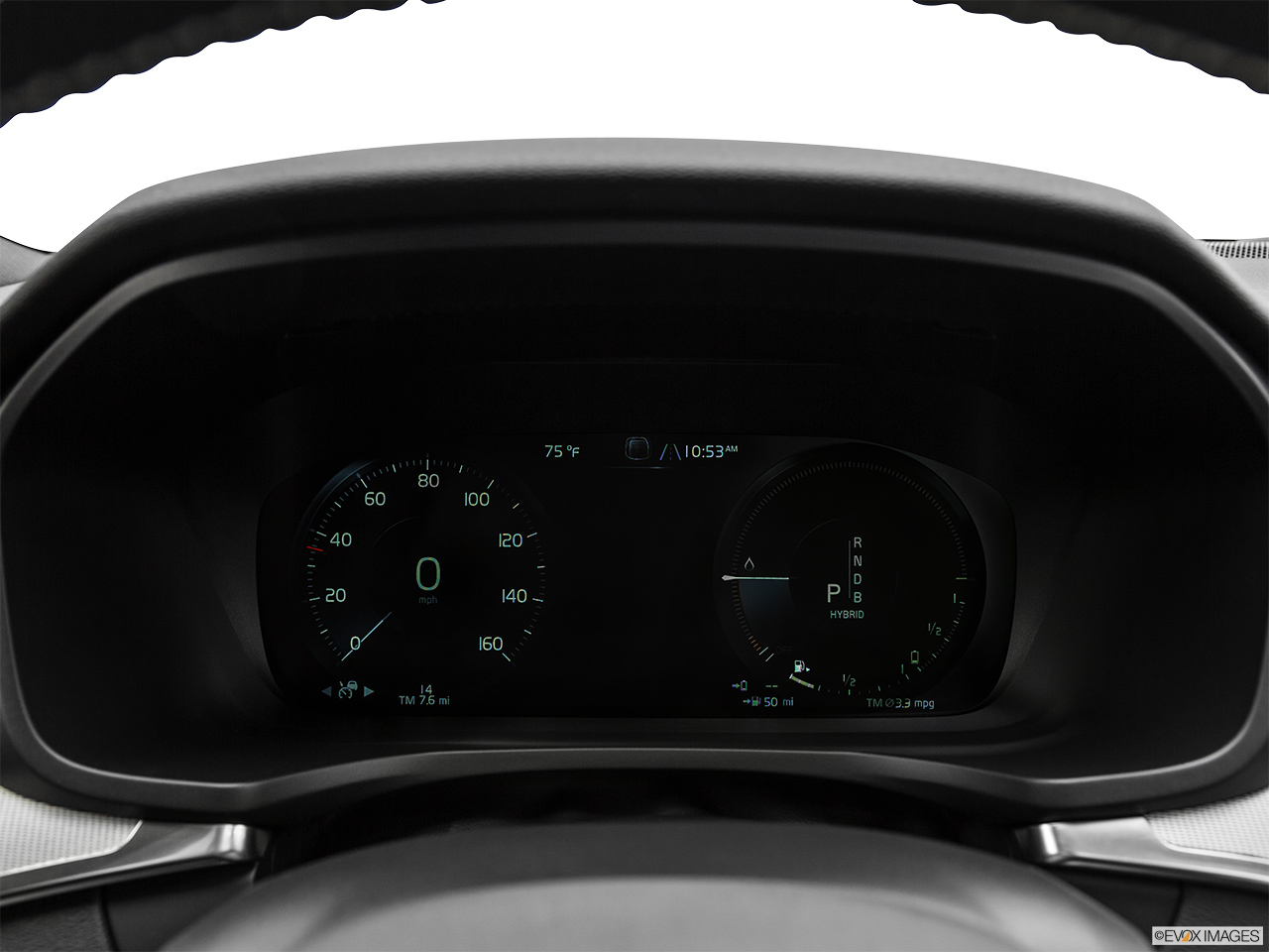 2020 Volvo S60 T8 R-Design eAWD Plug-in Hybrid Speedometer/tachometer. 