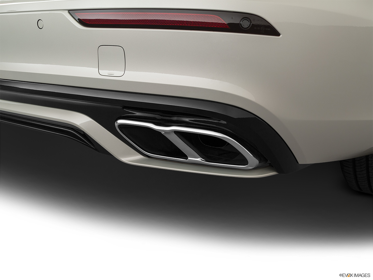 2020 Volvo S60 T8 R-Design eAWD Plug-in Hybrid Chrome tip exhaust pipe. 