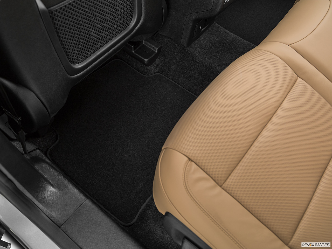 2020 Lincoln Corsair Reserve Rear driver's side floor mat. Mid-seat level from outside looking in. 