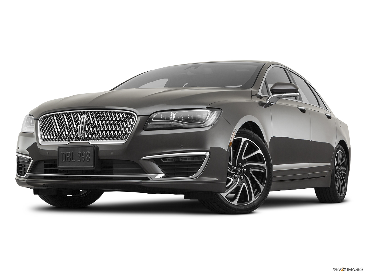 2020 Lincoln MKZ Reserve Front angle view, low wide perspective. 