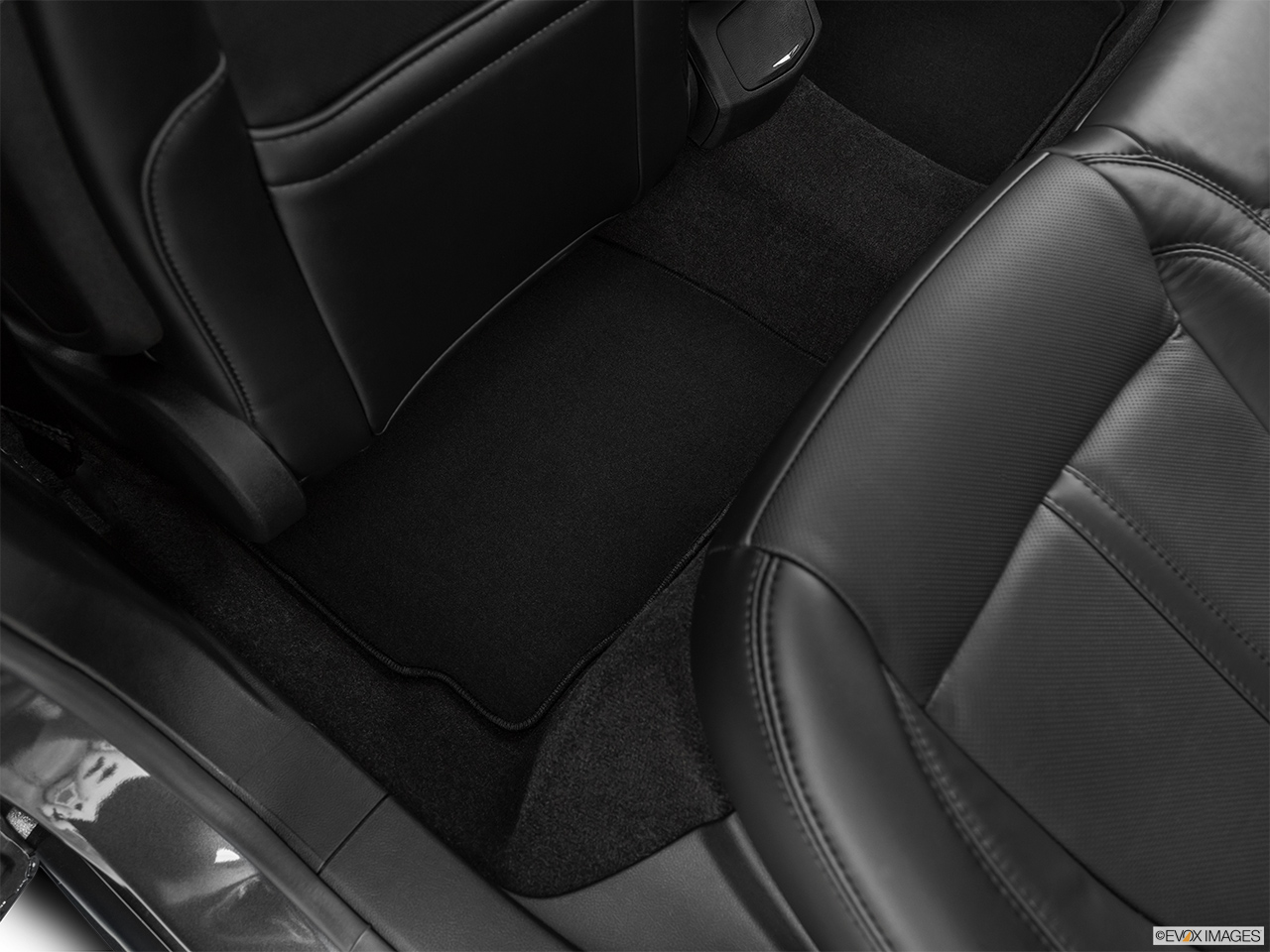 2020 Lincoln MKZ Reserve Rear driver's side floor mat. Mid-seat level from outside looking in. 