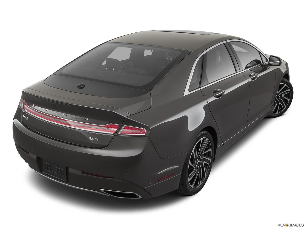 2020 Lincoln MKZ Reserve Rear 3/4 angle view. 
