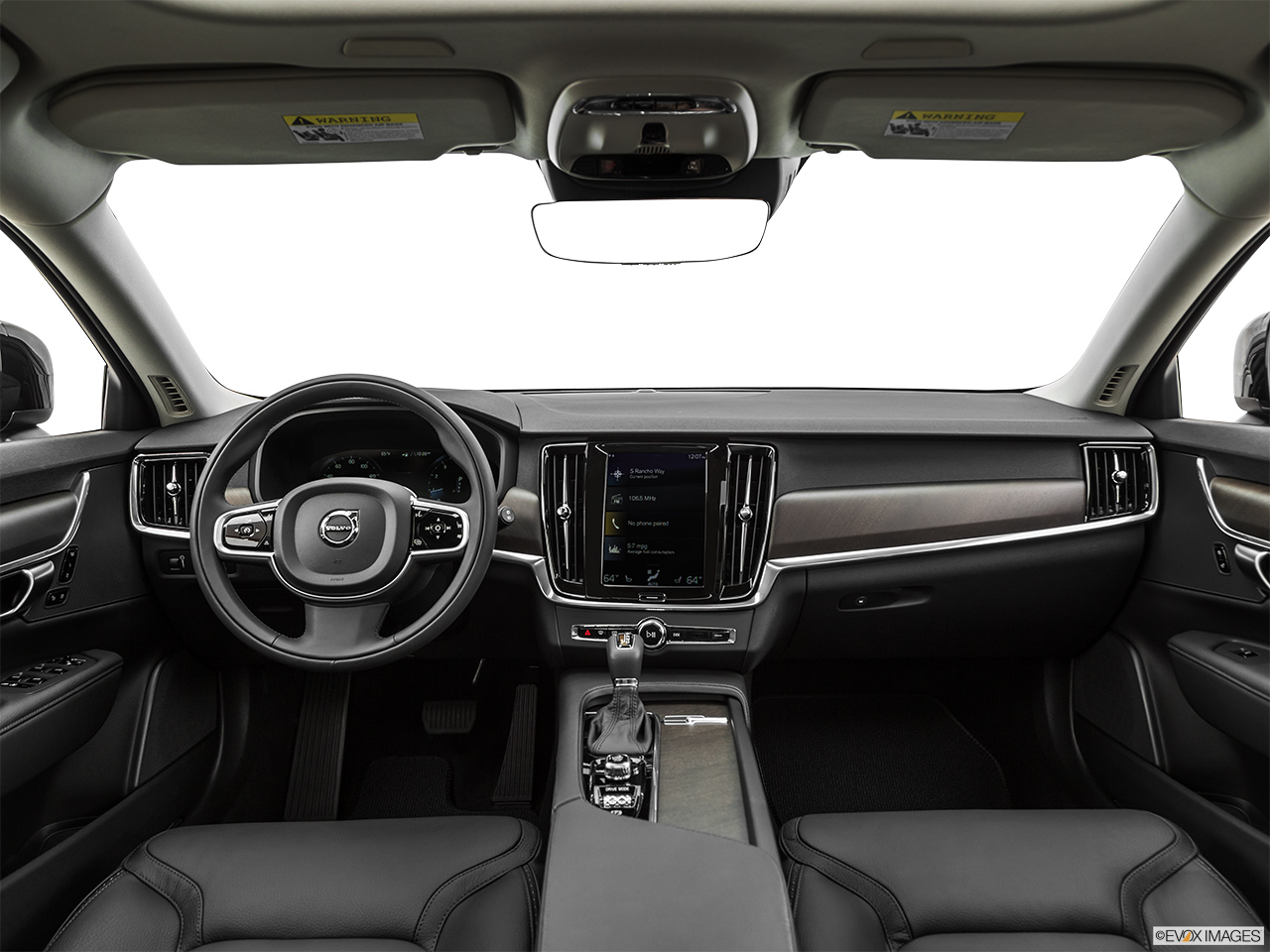 2020 Volvo V90 Cross Country T6 AWD Centered wide dash shot 