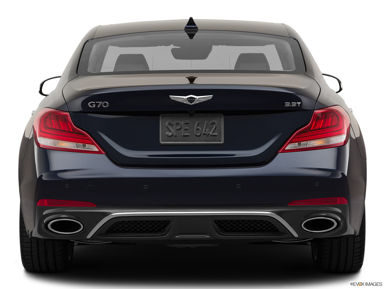 2020 Genesis G70 3.3T Elite Low/wide rear. 