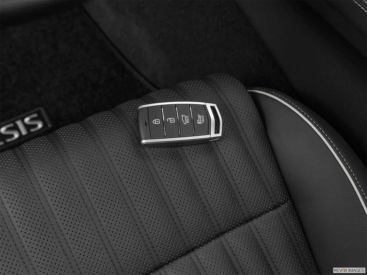 2020 Genesis G70 3.3T Elite Key fob on driver's seat. 
