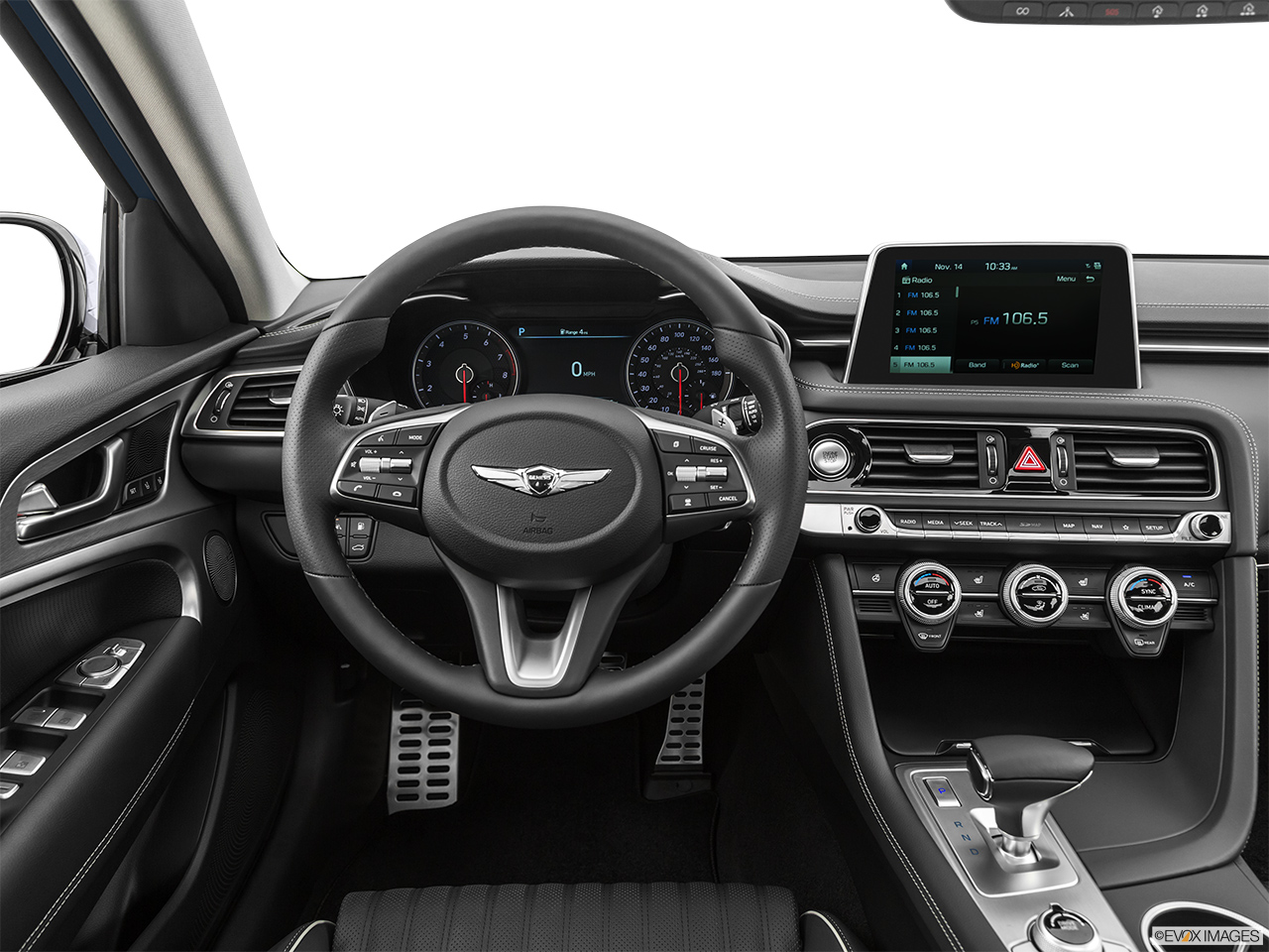 2020 Genesis G70 3.3T Elite Steering wheel/Center Console. 