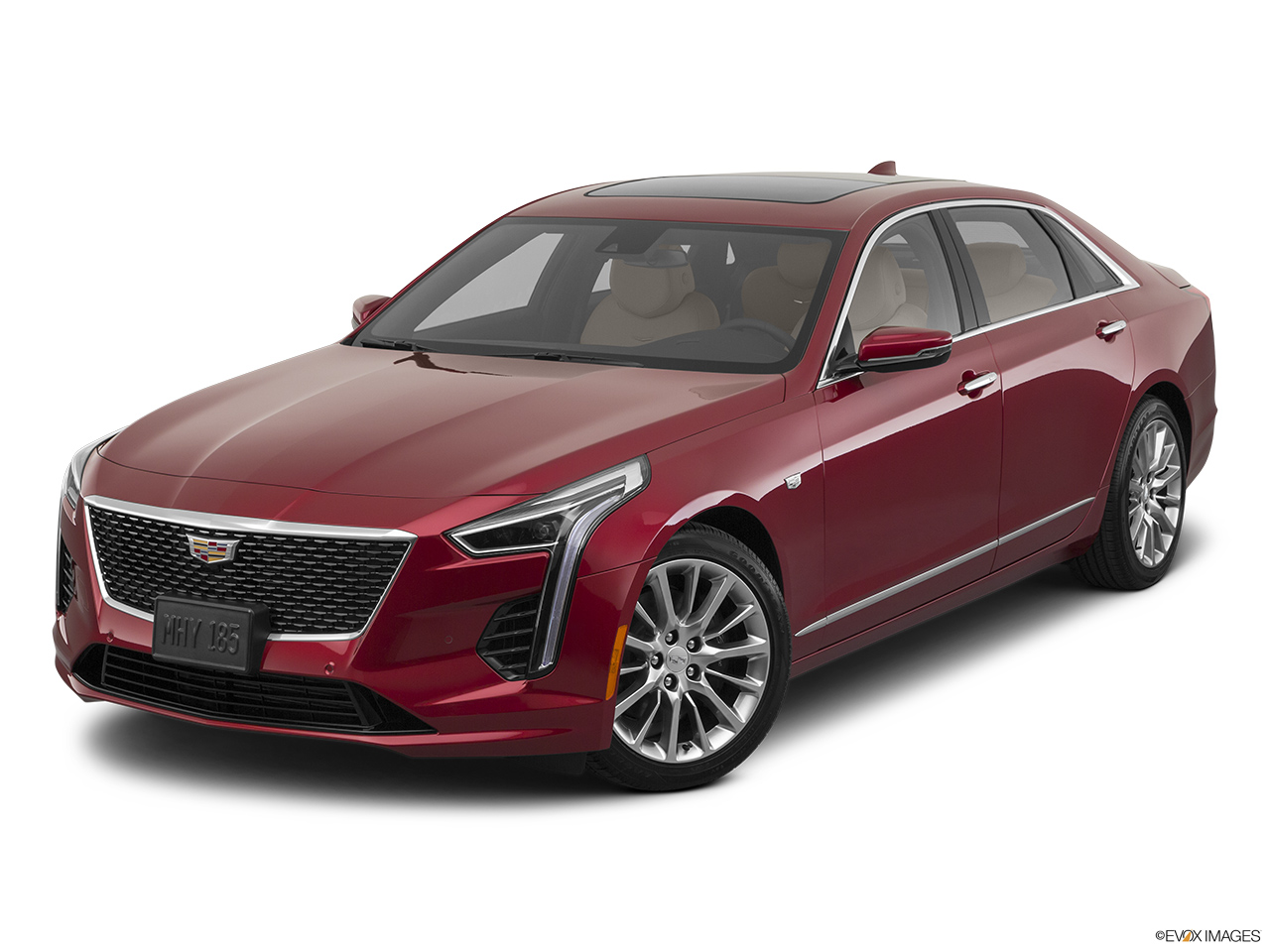 2020 Cadillac CT6 Luxury Front angle view. 