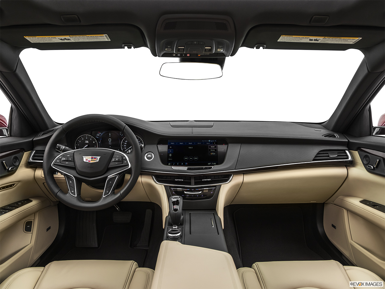 2020 Cadillac CT6 Luxury Centered wide dash shot 