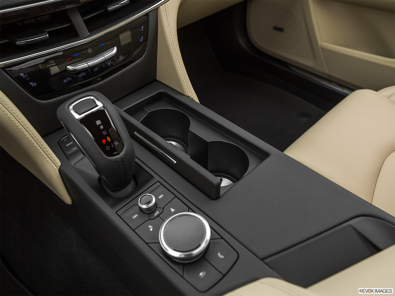 2020 Cadillac CT6 Luxury Cup holders. 