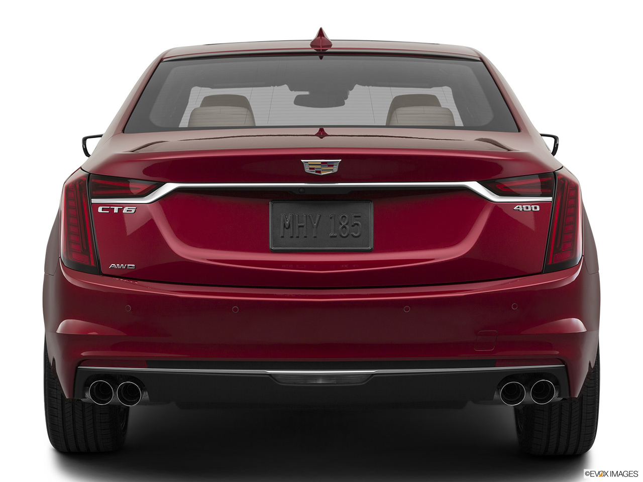 2020 Cadillac CT6 Luxury Low/wide rear. 
