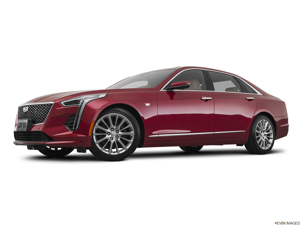2020 Cadillac CT6 Luxury Low/wide front 5/8. 