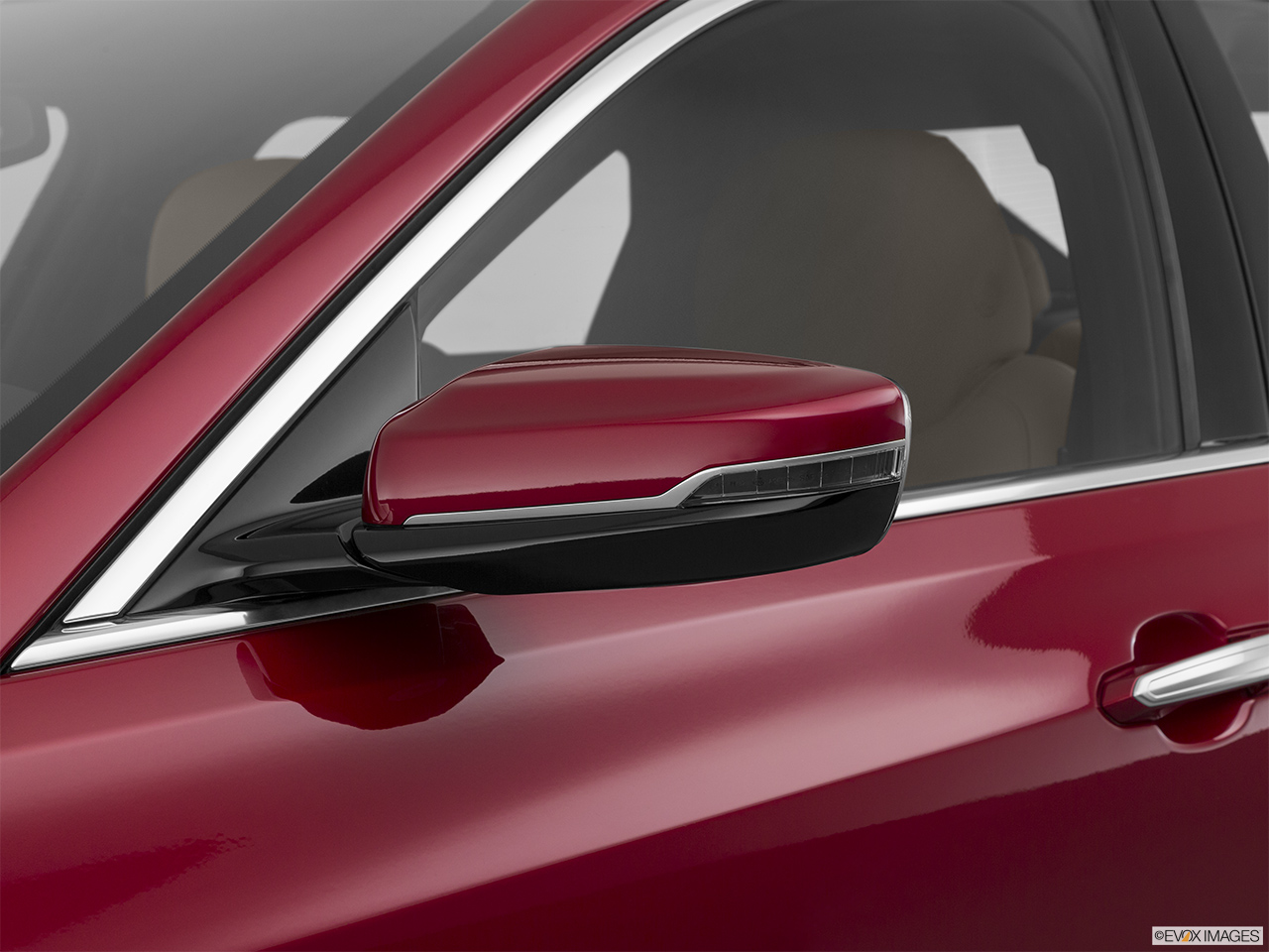 2020 Cadillac CT6 Luxury Driver's side mirror, 3_4 rear 