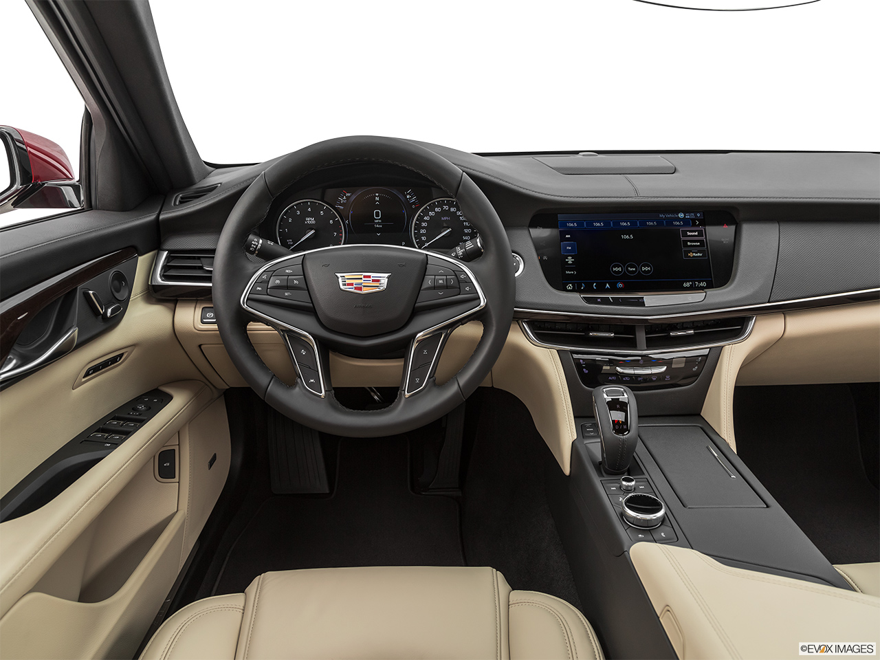 2020 Cadillac CT6 Luxury Steering wheel/Center Console. 