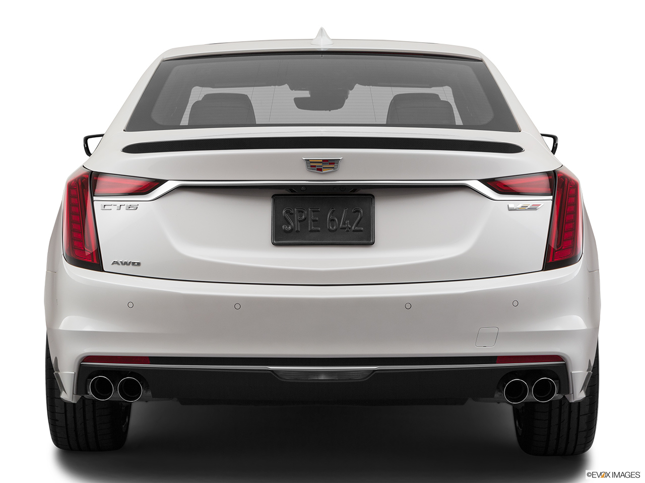 2019 Cadillac CT6-V Base Low/wide rear. 