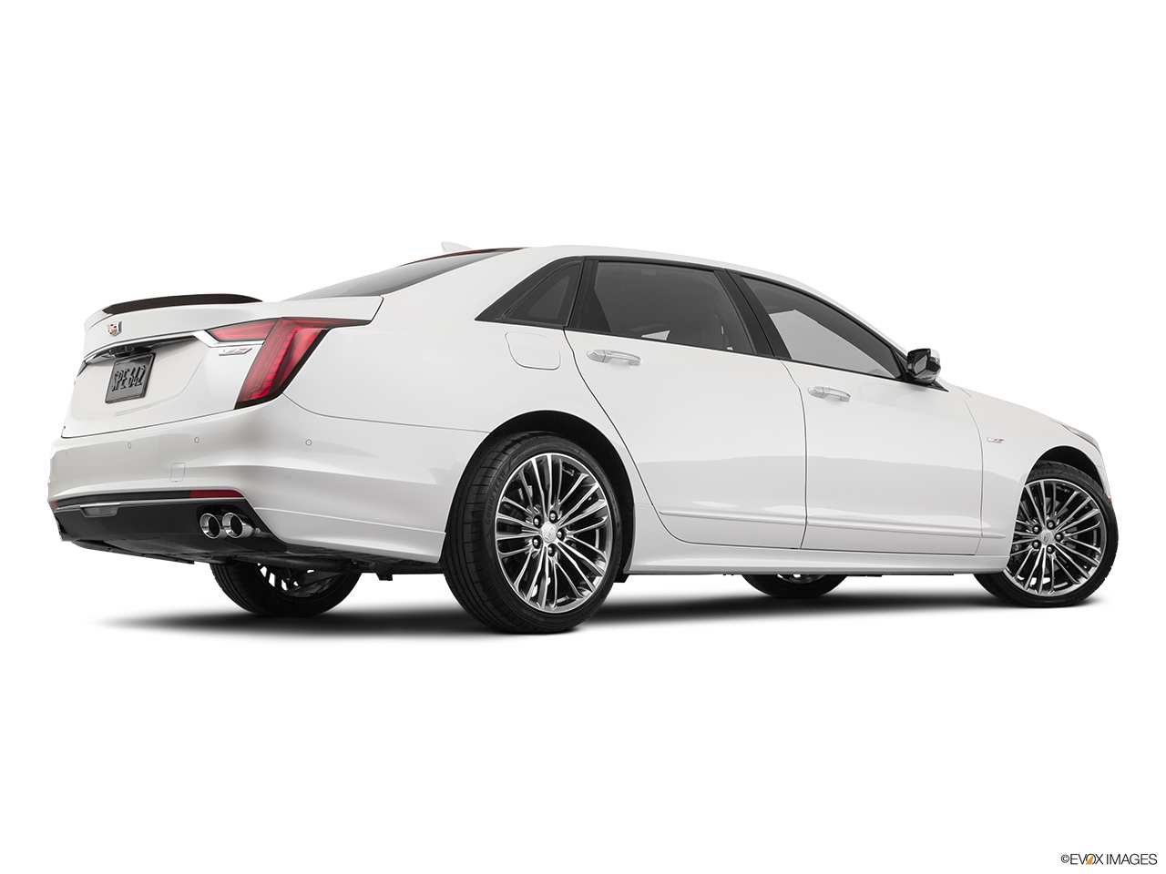 2019 Cadillac CT6-V Base Low/wide rear 5/8. 
