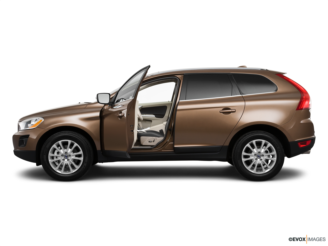 2010 Volvo XC60 T6 AWD Driver's side profile with drivers side door open. 