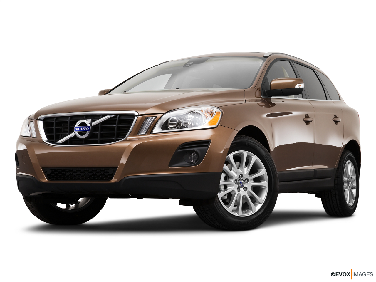 2010 Volvo XC60 T6 AWD Front angle view, low wide perspective. 