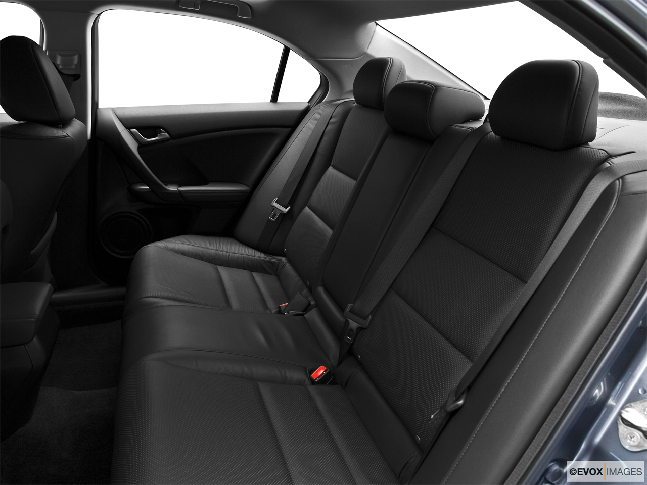 2010 Acura TSX V6 Rear seats from Drivers Side. 